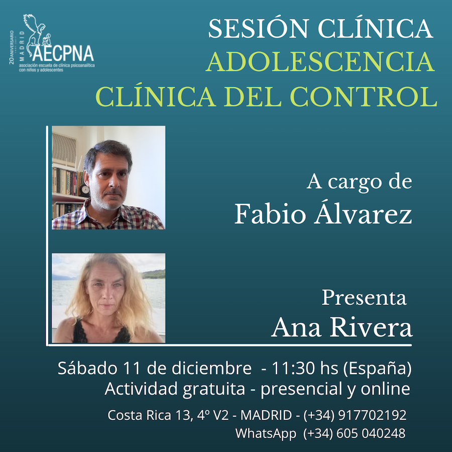 Sesioìn Cliìnica Adolescencia, clínica del control