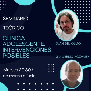 Clínica adolescente. Intervenciones posibles. (NO SOCIOS)